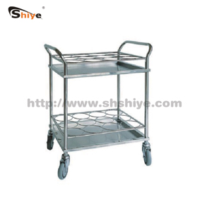 不銹鋼送開(kāi)水瓶車(chē)