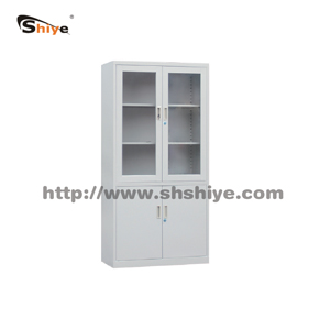 上玻璃下開(kāi)門(mén)文件柜